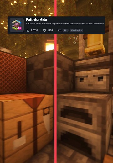 Faithful 64x Resource Pack for Minecraft