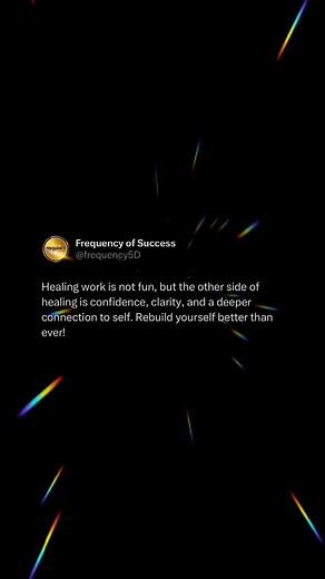 Focus on rebuilding your inner world, and a new outer world that reflects healing, love, and abundance will begin to appear. www.frequencyofsuccess.net #healing #heal #confidence #selfcare #selfimprovement | Frequency of Success