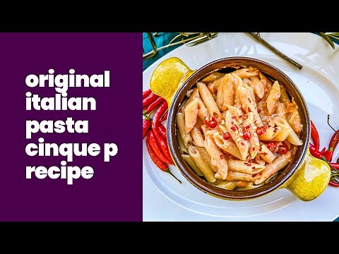 Original Italian Pasta Cinque P Recipe ❤️