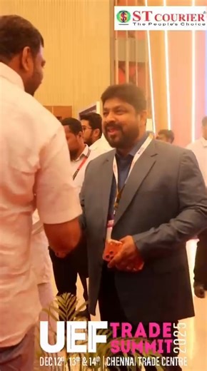 ST Courier was proud to be the Silver Sponsor (Logistics) for the UEF Trade Summit 2025 held at the Chennai Trade Centre. It was an honour to support the smooth movement of materials and logistics for an event that brought together industries, startups, and global leaders, aligned with Unnatha Tamilagam – 4Tn for TN. For more details: Call us: 044 61266666 Visit: www.stcourier.com #ueftradesummit #chennaitradecenter #stcourier #silversponsor | ST Courier Pvt Ltd