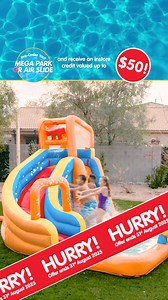 Pre-order your Mega Water Park or Air Slip'n Slide and receive an in-store credit of up to $50! Get ready to create a splash this summer and keep the kids entertained with a Mega Water Park or an Air 26ft Slip 'n Slide in your own backyard! To learn more, visit our website or your local Clark Rubber store and speak with our experts. T&Cs apply. | Clark Rubber | Facebook