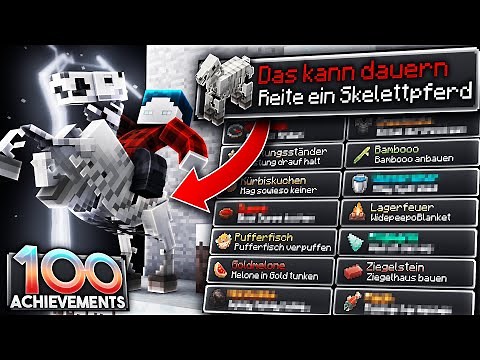 100 NEUE MINECRAFT ACHIEVEMENTS (XXL GEWITTER ESKALATION)