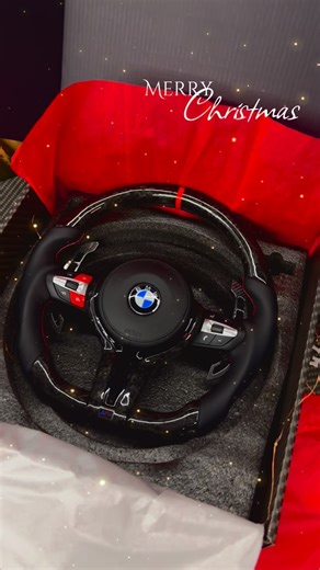 Swag Motion | Custom Steering Wheels on Instagram: "🟥Santa said: Carbon only. 🎅😄 ⬛️FULL SWAG MODE. 🖤🧡 🟥Custom steering wheels ‼️Reply with your car model. #swagmotion #carbonsteeringwheel"