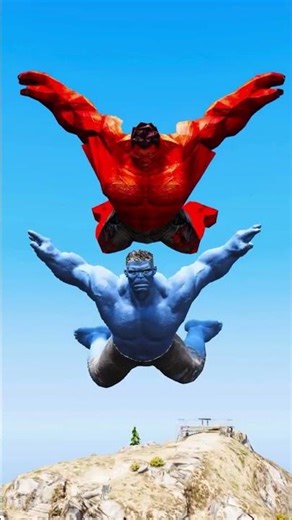 HULK BROTHERS’ REVENGE! 💥 Blue & Red Hulk vs Hulk 😱 GTA 5