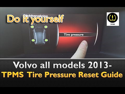 Volvo TPMS V70 XC90 V60 V40 XC60 Tire Pressure Set