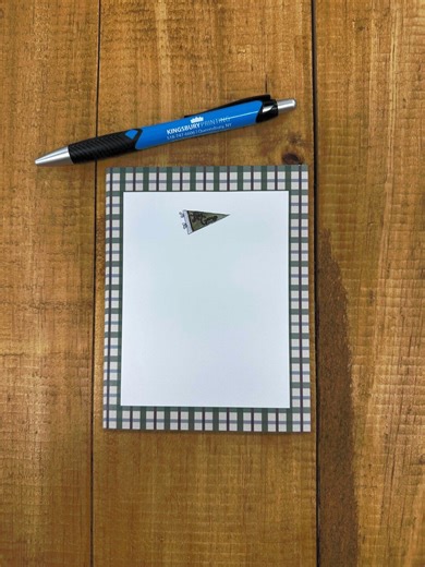 Lake George Watercolor Notepad – Pennant and Plaid Stationery, 25 Sheet Memo Pad - Etsy
