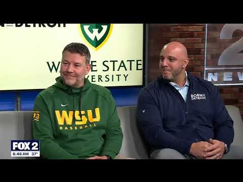 WJBK Fox 2 Highlights Upcoming Wayne State Baseball/Born In Detroit Camps
