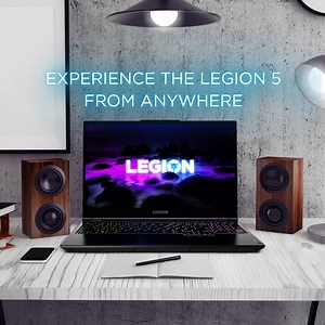 I think your desk is missing something 👀 Find your solution by checking out the Legion 5 AR experience at https://lnv.gy/3B5jFVk Show us in the comments how the Legion 5 looks on your desk! | Lenovo Legion