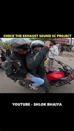 Check the sound of sc project #shorts #motovlog