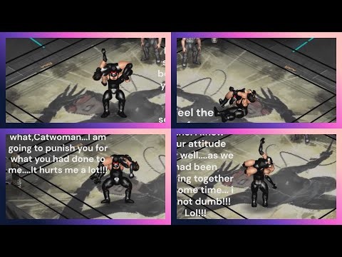 Bane vs Catwoman | Catwoman defeated | Mixed Wrestling | Argentine Backbreaker | FPWW
