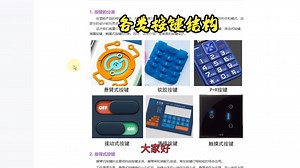 PROE\u002FCREO各类按键结构