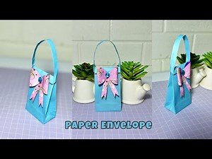 How To Make Origami Envelope For Money - Easy Paper Envelope