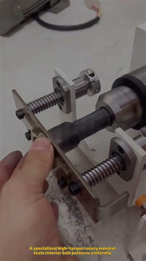 Automatic 24-mm Thread Checker Machine Inspecting Steel Fastener Nuts #tools