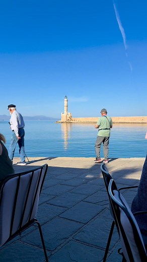97K views · 3.3K reactions | Friday morning coffee by the Old Harbour of Chania ☕ Nothing beats starting the day with sunshine, sea views, and a touch of Cretan charm  Plan your next stay at Folia Hotel in Agia Marina and enjoy moments like this every morning!� www.foliahotel.gr  Book directly for -25% #FoliaHotel #ChaniaOldHarbour #ChaniaCrete #CreteVibes #GreekSummer #CretanHospitality #VisitGreece #AgiaMarina #FoliaExperience #FoliaMoments | Folia Hotel | Facebook