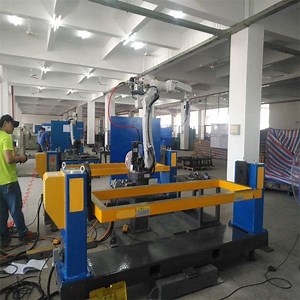 [Hot Item] Precision Automotive Parts Batch Welding High-Efficiency Arc Welding Robot Arm Combined with 1-Axis, 2-Axis, 3-Axis Servo Positioner Welding Workstation