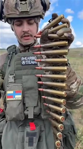 Russian Heavy machine gun NSV UTES 6P11 caliber 12.7 on its own #VoenObzor#machinegun#Ukrainian War