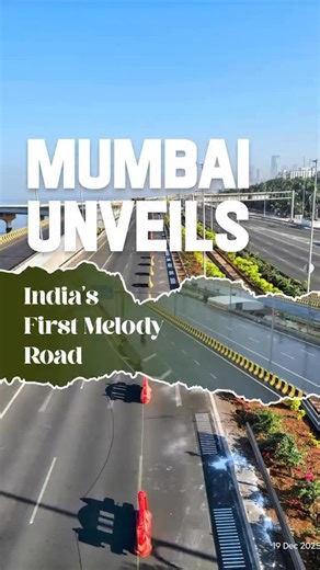 DD News | Mumbai has unveiled India’s first ‘Melody Road’ on the Coastal Road stretch between Amarsons Garden and Breach Candy, where specially... | Instagram