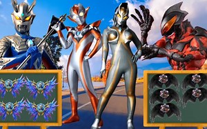 赛罗VS贝利亚天使翅膀