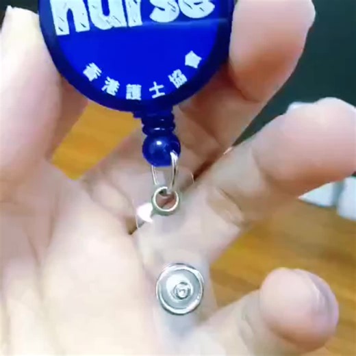 Matte Retractable Badge Holder Keychain Plastic Back Clip and Stretch Cord for Work & School Convenient ID Card Belt Clip