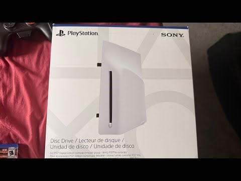 PS5 Slim Disc Drive Installation + Setup Video!!!