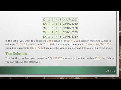 Efficiently Update Date in SQL Table Based on Multiple Conditions