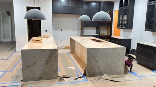 What’s yall think of the counter tops taj Mahal ? Fire or naw ? I think it’s ok we just tryna put it together | Mkh liquidation and surplus