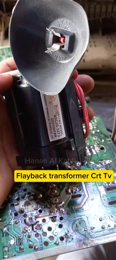 The flyback transformer circuit was created to control the horizontal movement of the electron beam in a cathode ray tube (CRT). #crttv #tubetv #fbt #transformer #flyback | Hanan Al Kahfi