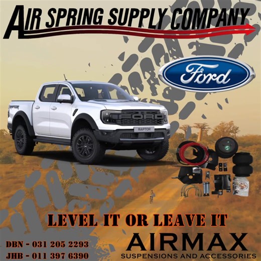 🚚 Towing Heavy Loads? Stay Level, Safe & In Control with Airmax! ⚖💨 Whether you're towing a trailer, caravan, boat, or hauling heavy gear, the Airmax Air Helper Kit gives your vehicle the suspension support it needs. ✅ Keeps your vehicle level while towing ✅ Reduces rear-end sag & bottoming out ✅ Improves steering, braking & stability ✅ Extends suspension & tyre life ✅ Adjustable air pressure for load control Perfect for bakkies, SUVs, and commercial vehicles under load! 📍Durban: 031 205 2293