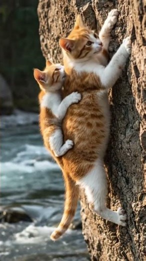 the cat survives #cat #kitten #survival #love #cutecat