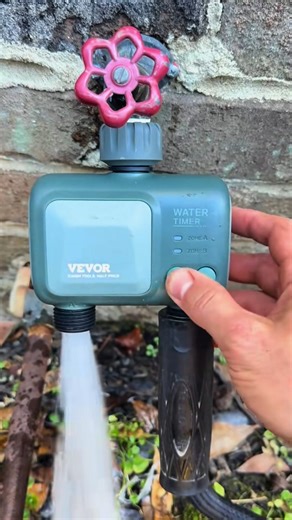275K views · 990 reactions |  Water smarter, not harder. Control your garden from anywhere with VEVOR’s WiFi Sprinkler Timer.  @robbrown #VEVOR #VEVORDIY #HomeDIY #VEVORHomeImprovement #SmartGarden #VEVORTech #EffortlessIrrigation | VEVOR Home Improvement | Facebook