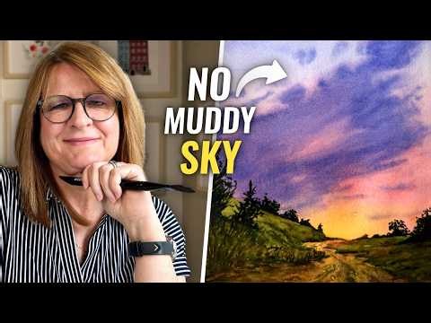 Stop Making Muddy Sunset Skies in Watercolor