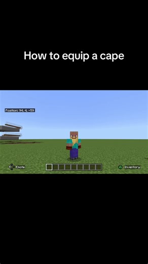 Cómo equipar una capa en Minecraft