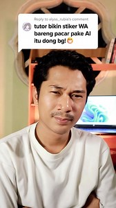 212K views · 10K reactions | Cara buat stiker WA bareng pasangan pakai AI..樂 step : 1. buka chatGPT 2. upload foto : foto kamu, pasangan & contoh pose stiker (cari aja di google/pinterest) 3. ketik prompt : “ubah foto ini jadi stiker WA. style anime chibi dengan pose seperti foto ketiga” 4. hasil stikernya tinggal download & copy paste di WA kamu. mudahkan.. kalo kamu pengen tapi males bikin / limitnya udah habis. silahkan minta buatin di @1001jasa.id  | MetaDigital.az | Facebook