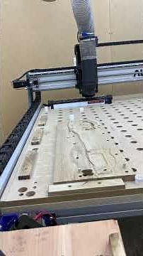 Double sided machining test with altmill mk2 #woodworking #maker #cnc #wood