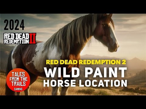 🎤 RDR2: Where to find Paint Horses | Map Location for Wild American Paint Horse | Easy!