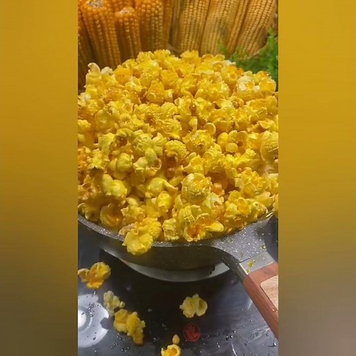 Chocolate Popcorn VS Yellow Popcorn Recipe #shorts #recipe