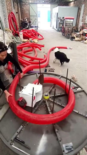 Factory Hose Coiling 🌀🛠️