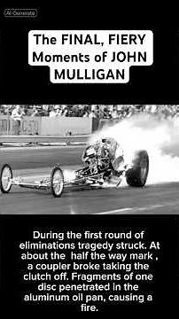 The FINAL, FIERY Moments of JOHN MULLIGAN #death #history #racing #dragster #indianapolis #mulligan