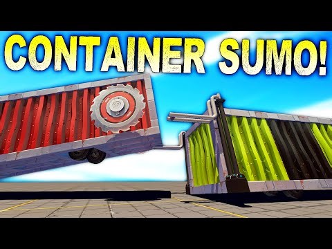 We Evolved Shipping Containers to SUMO BATTLE!