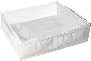 Organize It All 2 Pack Zippered Blanket Storage Bag in Clear