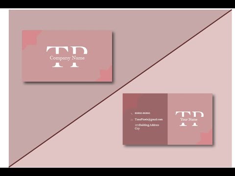 Modern Minimalist Business Card Design