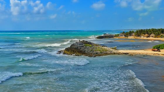Riviera Maya, Yucatán - Tranquil Caribbean Coastline in 4K