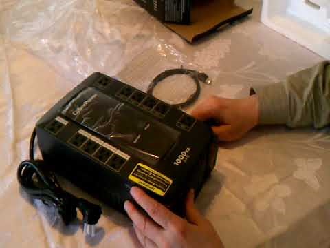 Cyberpower Model LE1000DG 1000VA UPS unboxing and review part 1