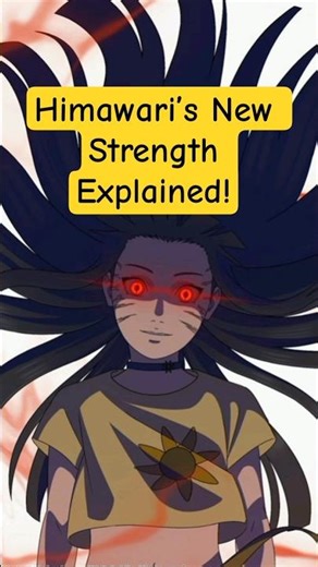 You Know Himawari Is Getting Stronger! #trending #anime #shorts