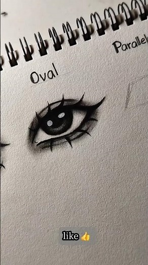 Stop drawing boring eyes! Try this instead ✍️🔥Circle, Oval, Which eye style is best? 🤔 #eyetutorial