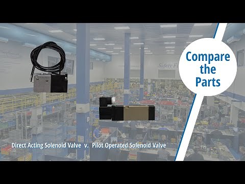 Compare the Parts: Direct Acting Solenoid Valve v. Pilot Operated Solenoid Valve