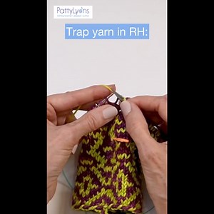 #KnittingTip - Trapping Floats Both Ways⁠ ⁠ When you do stranded knitting that has a long sections of one color, sometimes you'd like to keep things neat on the WS and trap your floats.⁠ ⁠ When I work two color knitting I like to hold one color in each hand. That means sometimes I have to trap the yarn in my left hand and sometimes the yarn in my right hand.⁠ ⁠ Here's a little video demoing both methods⁠. ⁠ If you'd like to dig in more, you can click on the link for "Introduction to Color Knitti