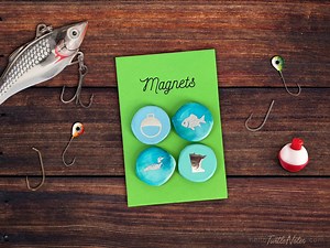 Minnesota Fishing Themed Bottle Cap Magnets #27 | Set of 4 | MN Gift | Hand Crafted | BCM306 - Etsy UK