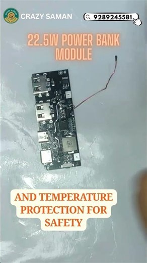 22.5W Power Bank Module | Bidirectional Fast Charging Module | 5 Port Module #powerbank #module