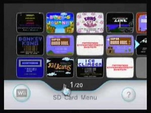 Wii menu